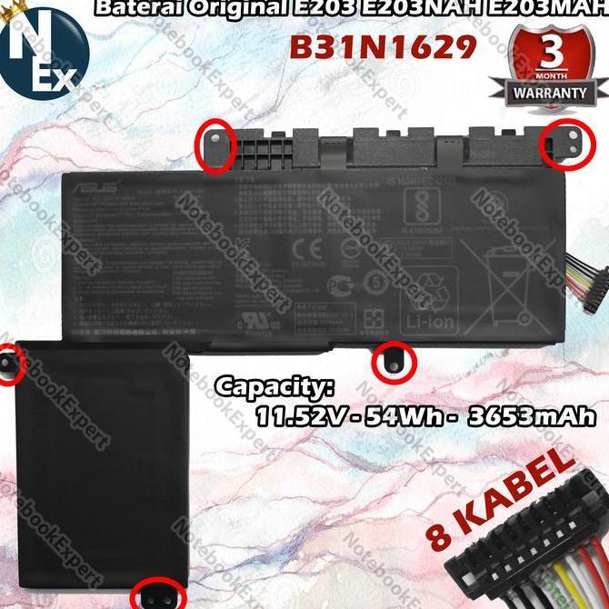 Baterai E203 E203NAH E203MAH B31N1629 ORIGINAL