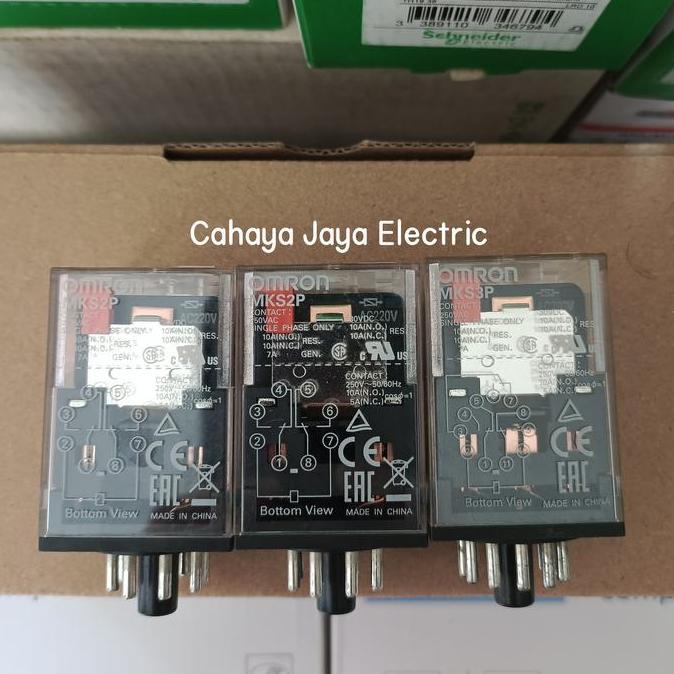Relay Omron Mks2P Mks3P 250Vac Original Ready