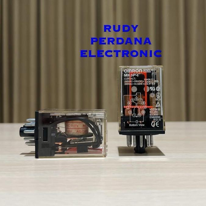 Relay Mk3P 11P 11 Pin Kaki 110Vac Ac 110V 110 Volt Murah