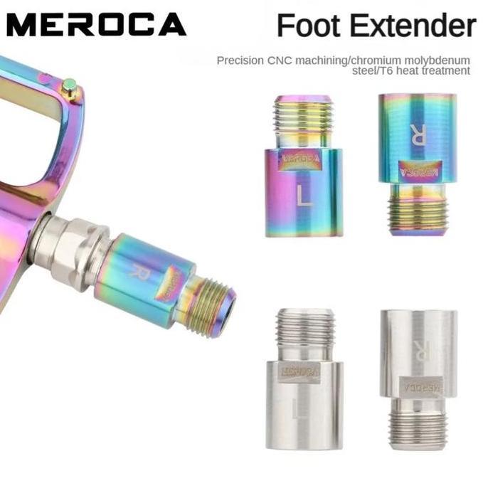 Promo Meroca Sambungan Pedal Sepeda Adaptor Extender Pedal Crank Arm Sepeda Lipat MTB Roadbike Disko