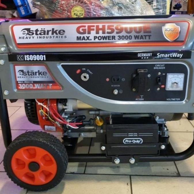 monggo] Genset 3000 watt STARKE GFH5900e / Starke GFH 5900 E elektrik stater