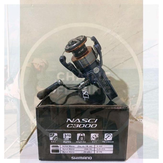 Super Sale, Reel Shimano Nasci 2025 500 S/D 3000 Reel Spining Shimano