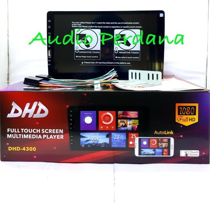 Headunit Mp5 Dhd 4300 Glass Panel 10 Inch Mirrorlink Non Dvd Resmi Harga Spesial