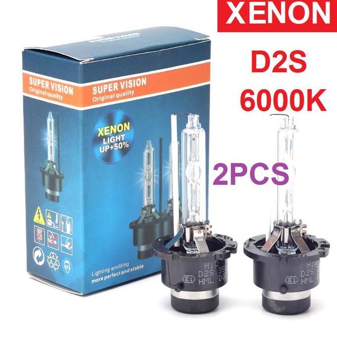 BASKRA_SHOP37 - HID BOHLAM BULB XENON D2S SUPER VISION 35W TERANG LAMPU UTAMA HEADLAMP HEADLIGHT HID