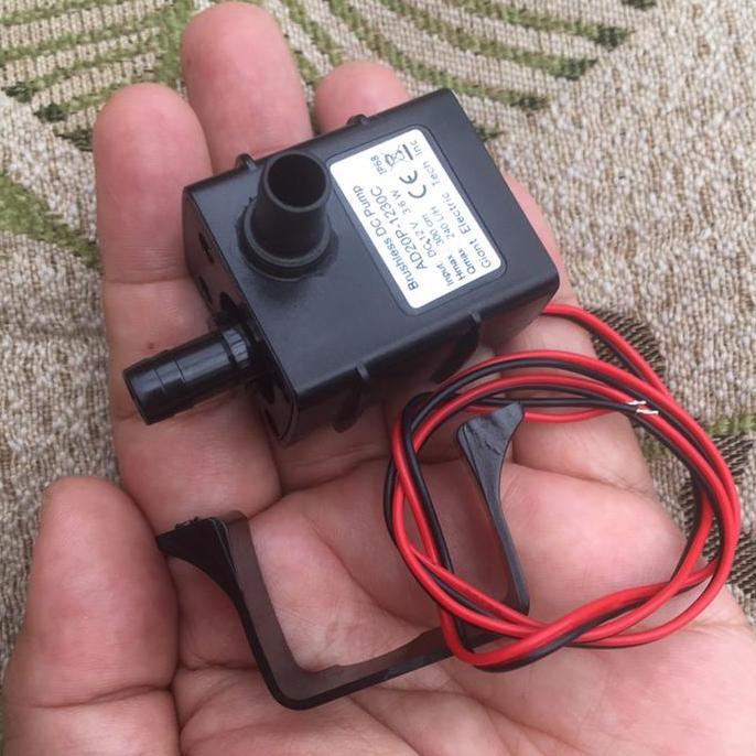 Pompa Celup Mini 12v 240 LPH 3m utk Solar Panel Tenaga Surya [terbaik]