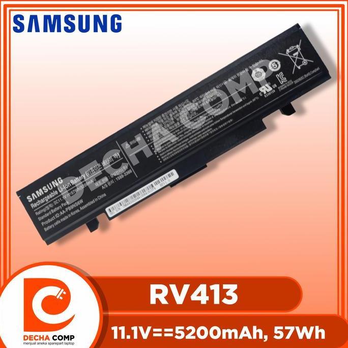 TERMURAH - Baterai Samsung RV409 RV410 RV413 RV415 RV509 RV511 RV513 HITAM