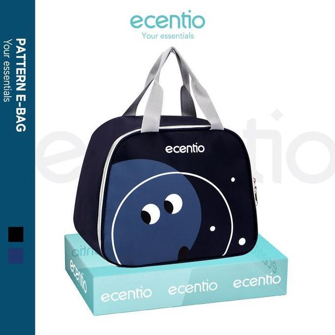 Baru- Ecentio Lunch Cooler Bag Tas Bekal Lucu Tas Lunch Box Bag