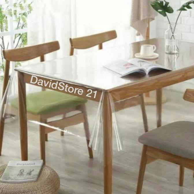 Super Promo, Taplak Meja Makan Plastik Meteran/Plastik Mika Meteran Tebal