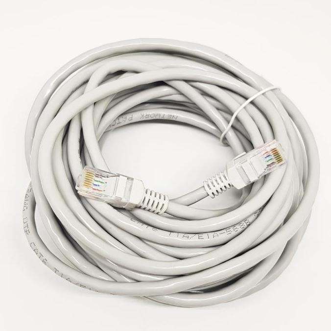 Daptorti- Kabel Lan 10M Cat 6 / Kabel Utp 10 Meter Pabrikan Cat 6 Kabel Computer Laptop Pc Router
