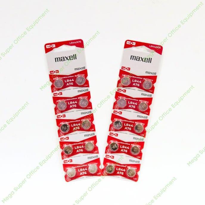 Promo Baterai Maxell Lr44 / Batrai Kancing Maxell Lr-44 Original Cod