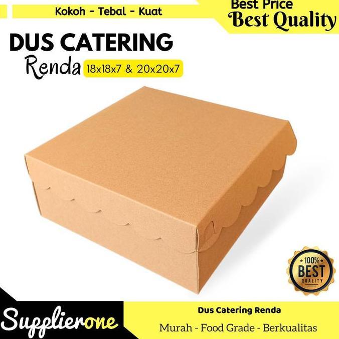 Baru- Dus Catering Ini 25/ Box Nasi / Kemasan Ayam Bakar