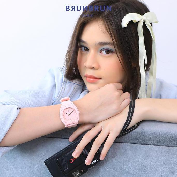 Watchtime- [Ready Semua Warna Langsung Kirim] Brunbrun Paris Jam Tangan Wanita Analog Reva Watch