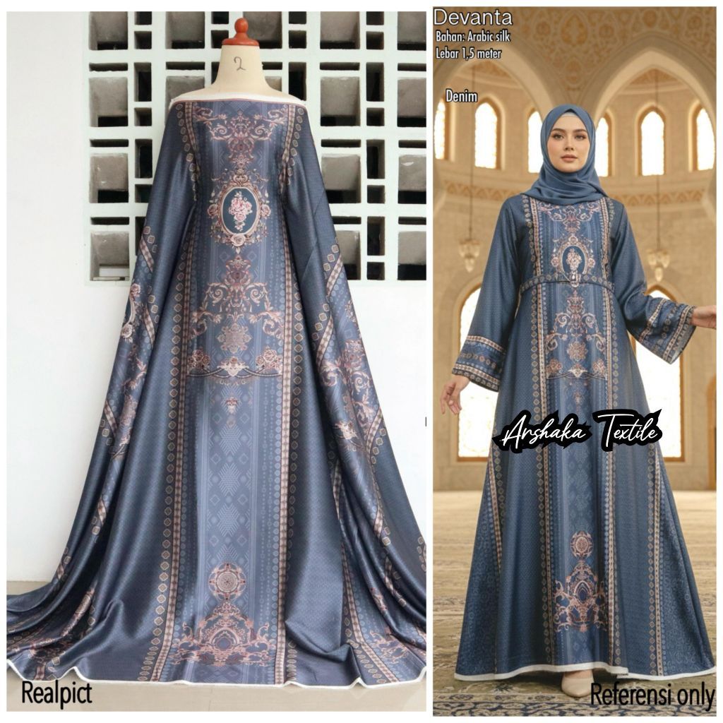kain arabic silk// kain silk gradasi motif | kain armani silk gradasi | bahan bridesmaid | kain ecer