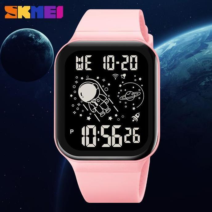 Watchtime- Jam Tangan Pria Wanita Digital Astonout Anti Air Skmei 1863