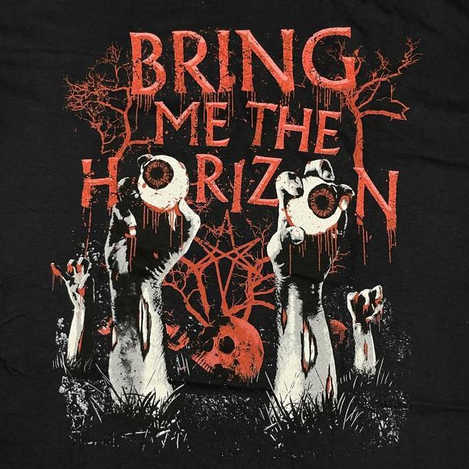Kaos band official Bring me the horizon - Graveyard Eyes orinal