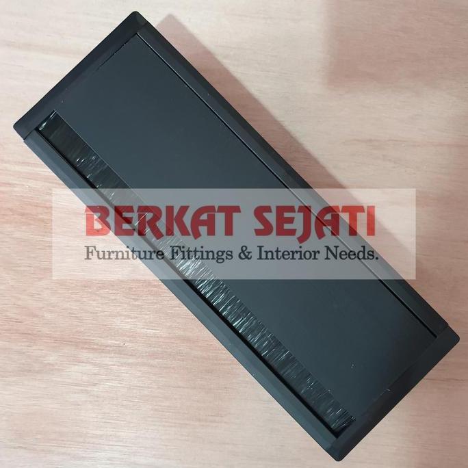 STEKER WIRE BOX STOP KONTAK SAKLAR LUBANG KABEL MEJA TANAM OUTLET ALUMINIUM