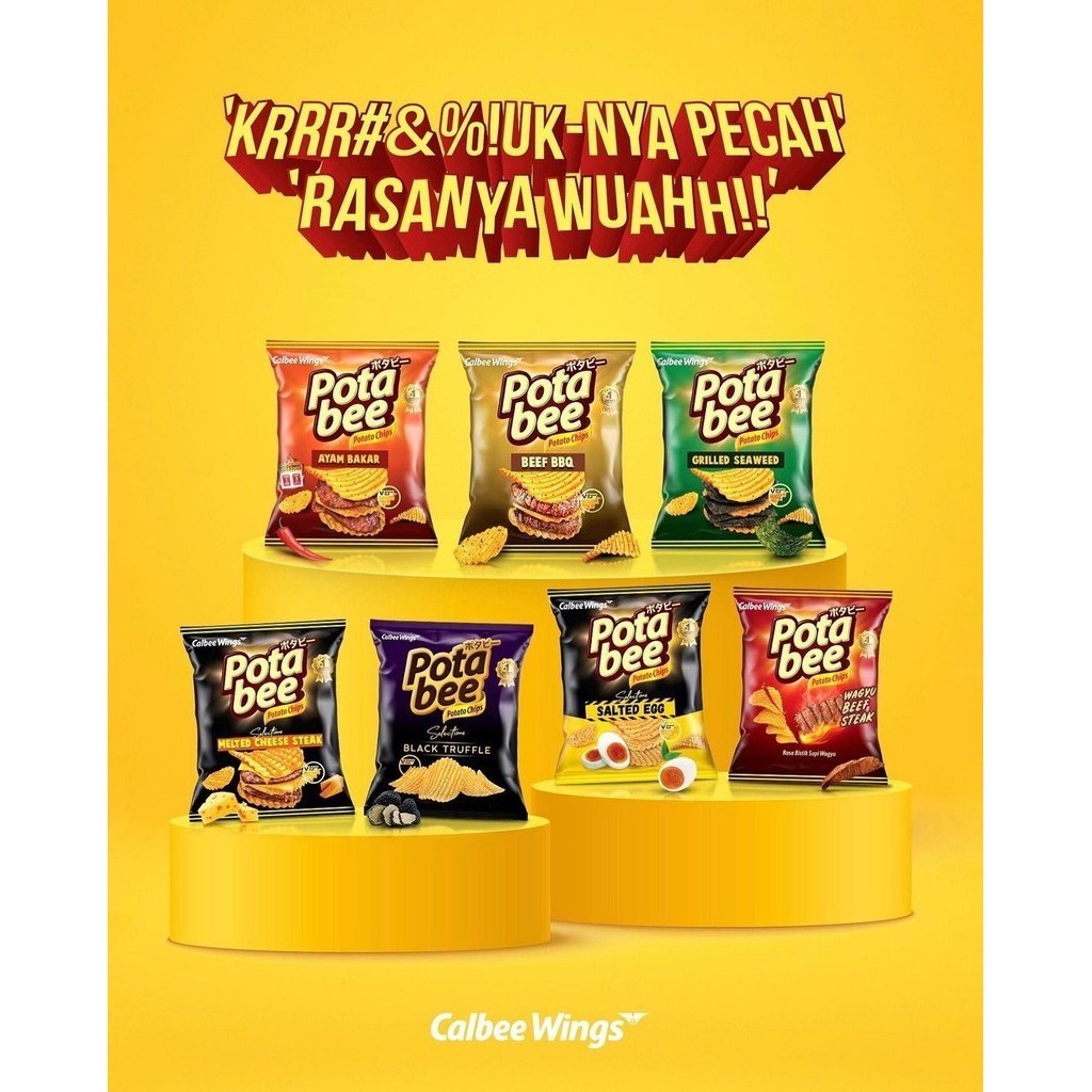Potabee Sapi Panggang Pedas (Spicy BBQ) 65g x2 - Gambar 3