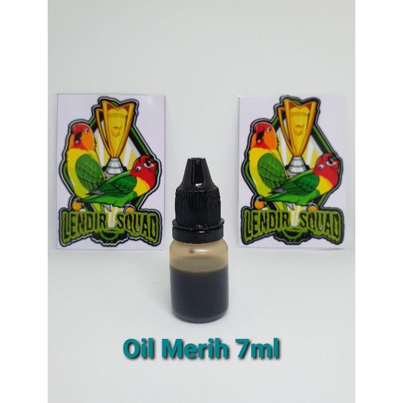 Vitamin Penggacor Lovebird Lendir Squad, Oil Merih 7Ml/Konslet Bongkar Karakter