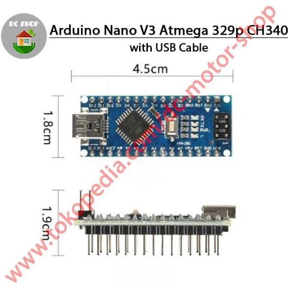Arduino Nano V3 Ch340 Clone Atmega328P