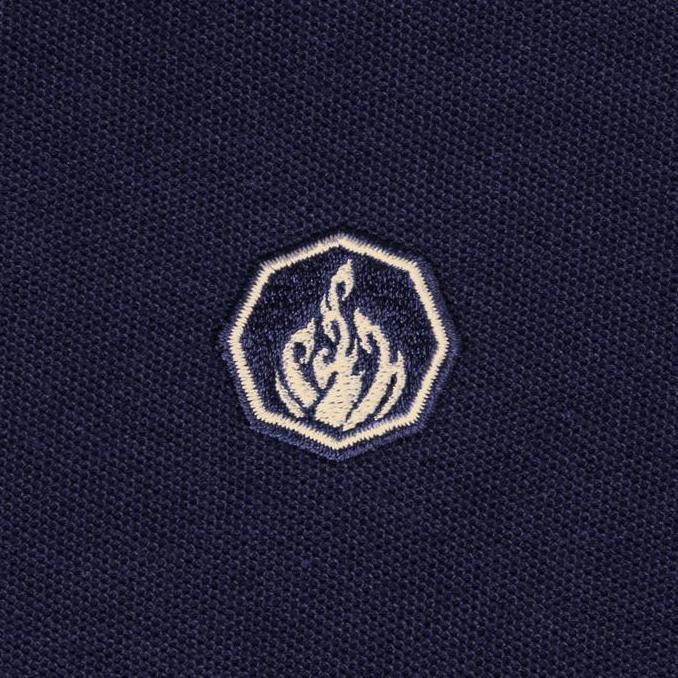 Prung Wanabo - Poloshirt Warna Navy Kaos Polo Kaos Kerah