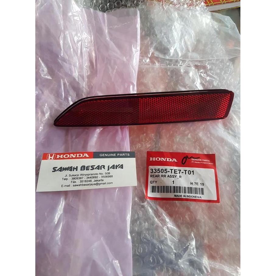 Mata Kucing Atau Reflektor Bumper Bemper Belakang Honda Mobilio Rs 2014 2015 2016 2017 Terbaru