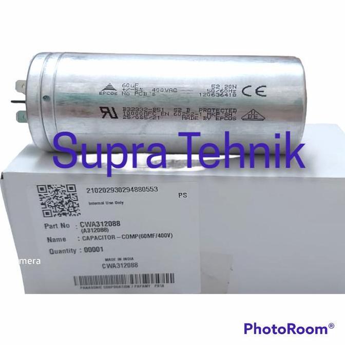 TERLARIS KAPASITOR AC PANASONIC 60UF EPCOS ORIGINAL BISA GOSEND