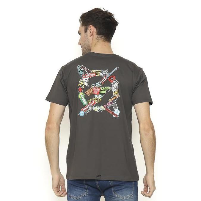 Planet Surf Clothing Kaos Lengan Pendek Pria Bunt Men Tee Planet Surf