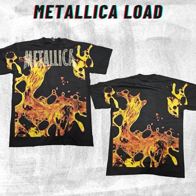 TSHIRT TAG GIANT " METALLICA LOAD " FULL PRINT