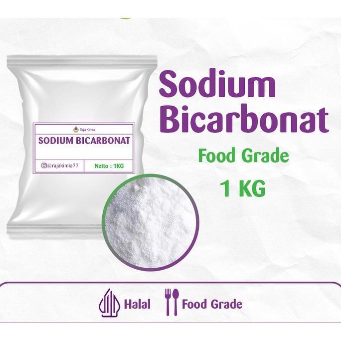 @=@=@=@=] SODIUM BICARBONAT/NATRIUM BICARBONAT/BAKING SODA/ SODA KUE - HALAL - FOOD GRADE - 1 KG EX.