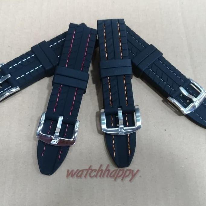 Strap Rubber Original 100 % Chronoforce 22 Mm Utk Sport Seiko Orient Premium