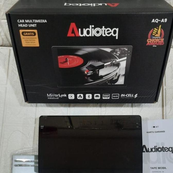 // HEAD UNIT ANDROID 9 INCH AUDIOTEQ RAM 4/128GB //