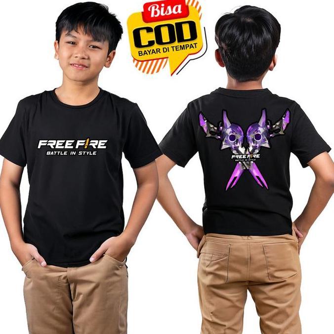 DV122 >> KAOS ANAK FF SG2 EVO 2JT  DB