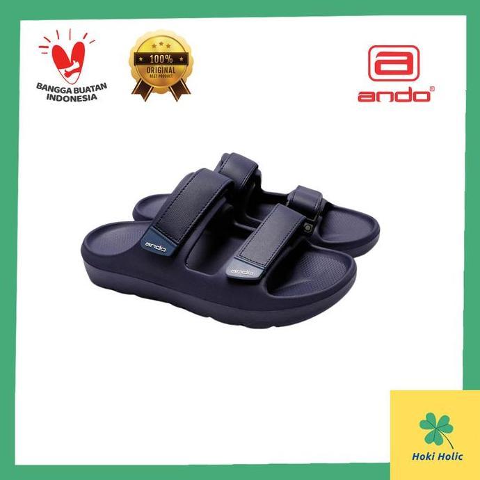 Ando Original Sandal Selop Slip On - Ando Gemoy Sendal Pria