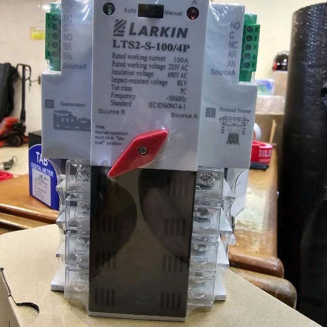 Promo Larkin LTS-4P 4P 100A ATS Otomatis Genset 3Phase 4Wire COD