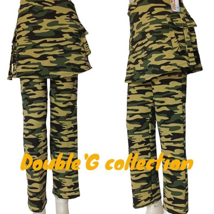 Lngsungkirim- Celana Senam Rok Kantong Loreng Wanita Sport Zumba/Celana Rok Olahraga Wanita Pdl/ Cel