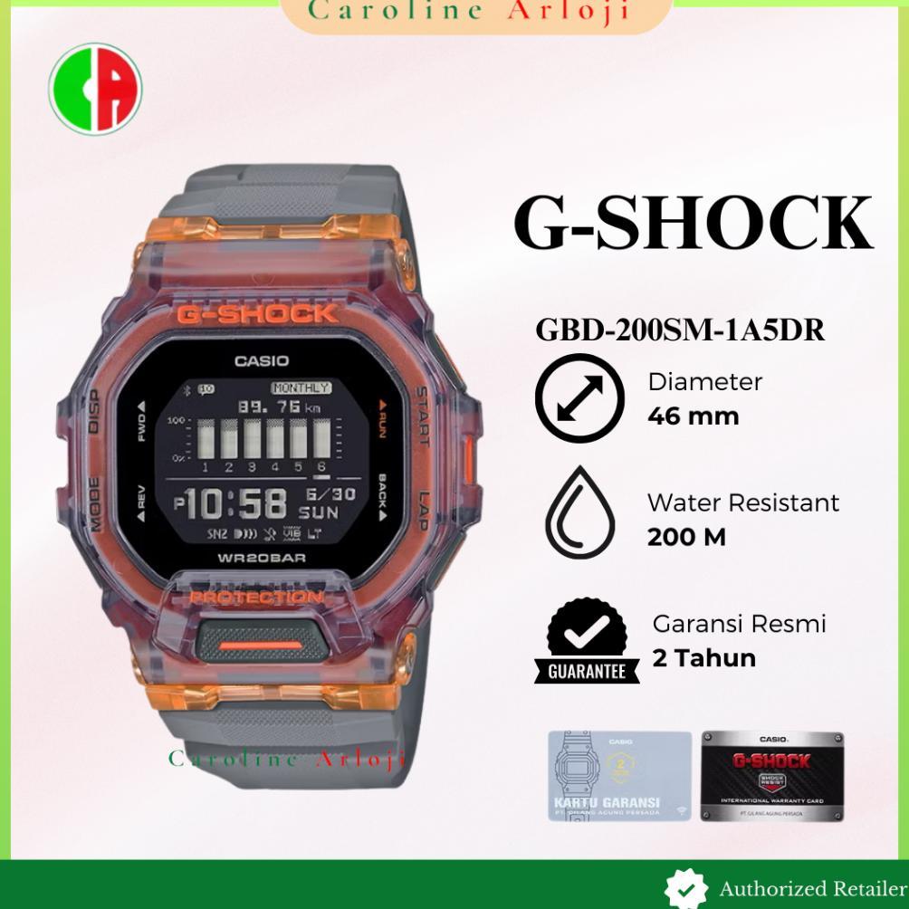 ORIGINAL Jam Tangan Pria G-Shock GBD / GBD-200SM-1A5DR / GBD-200SM-1A6DR Garansi Resmi