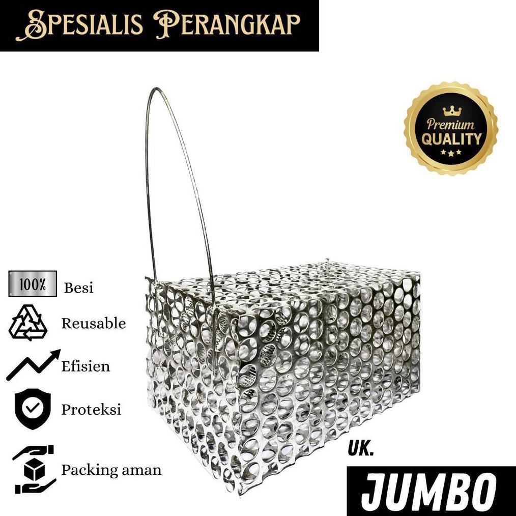 Perangkap Tikus Besi | uk. Jumbo : Solusi Efektif untuk Tikus Besar | Werog | Tikus Got