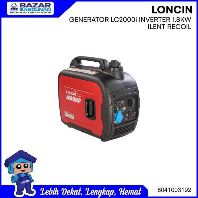 Promo Loncin - Mesin Genset Generator Listrik Portable Lc 2000i Lc2000i 1800 W COD