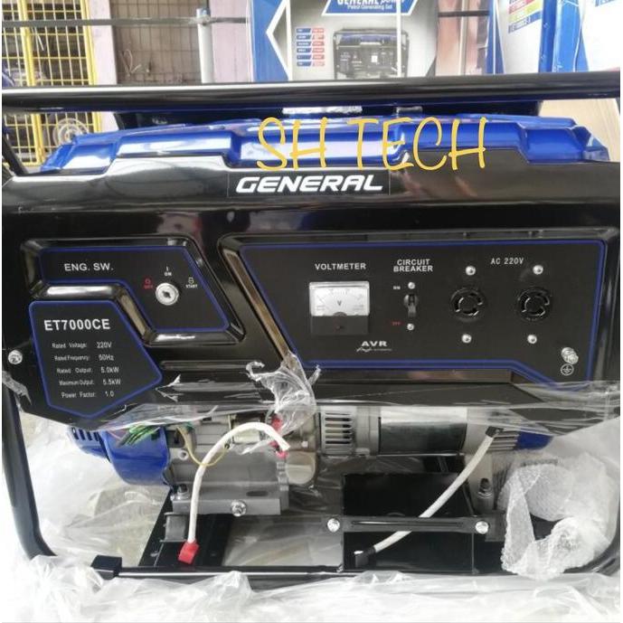Promo Genset General ET 7000 5000 Watt Murni Murah ET7000 Generator Bensin COD