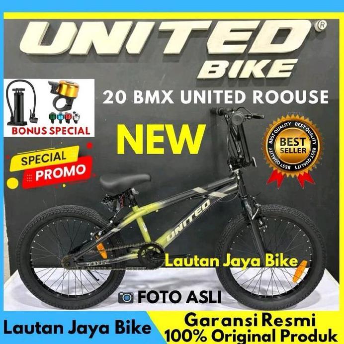 SEPEDA 20 BMX UNITED ROOUSE ROTTOR NEW