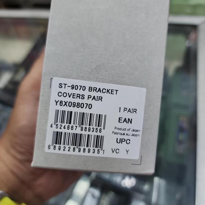 Shimano Bracket Covers St-R9070 Hood Cover Karet Brifter Dura Ace Di2 9070 Original Shimano
