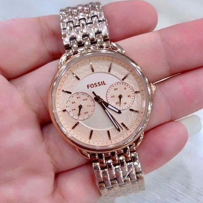 [ORIGINAL] Jam Tangan FOSSIL Tailor ES3713 Rosegold / Jam Wanita
