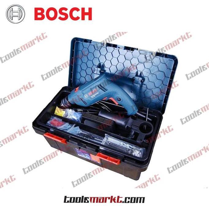 Promo Bosch GSB 550 Freedom Kit Bor Listrik Tangan Impact Drill GSB550 Diskon