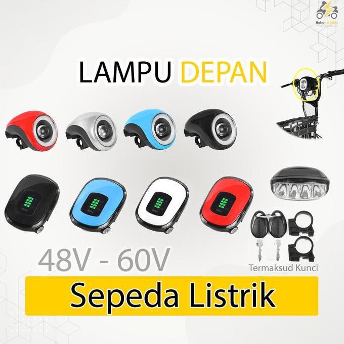 Lampu Depan Sepeda Listrik LED