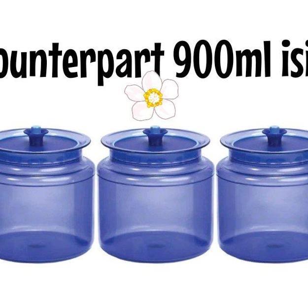 Promo counterpart 900ml toples tupperware isi 3 pcs Diskon