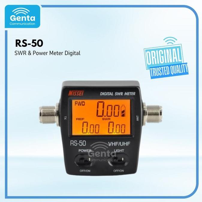 Murah Swr & Power Meter Nissei Rs-50 Digital Swr / Watt Meter Nissei Rs50 Rs 50 Rs-50 125-525 Mhz Uh
