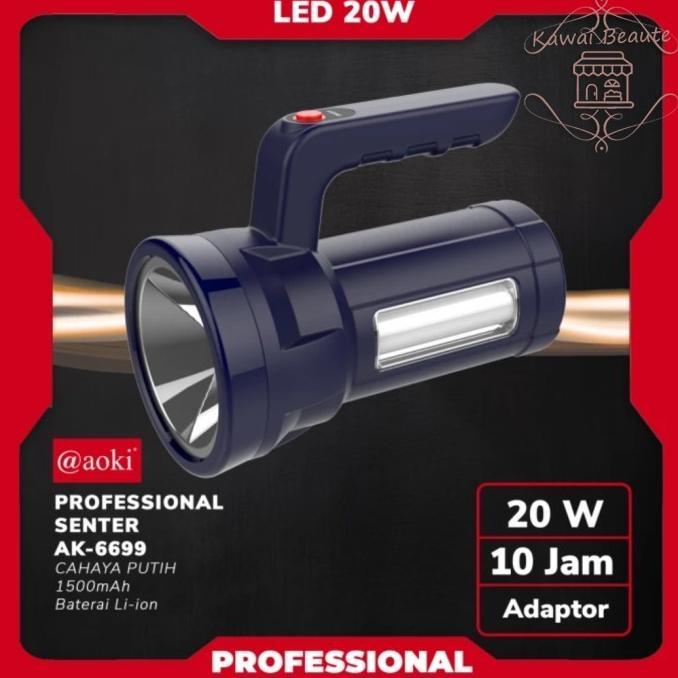 Aoki Senter Emergency LED Jumbo 20W + 10W AK-6699