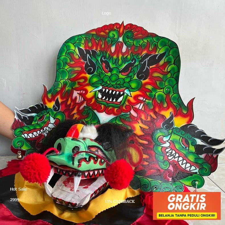 Barongan Devil Kayu Besar Anak Termurah