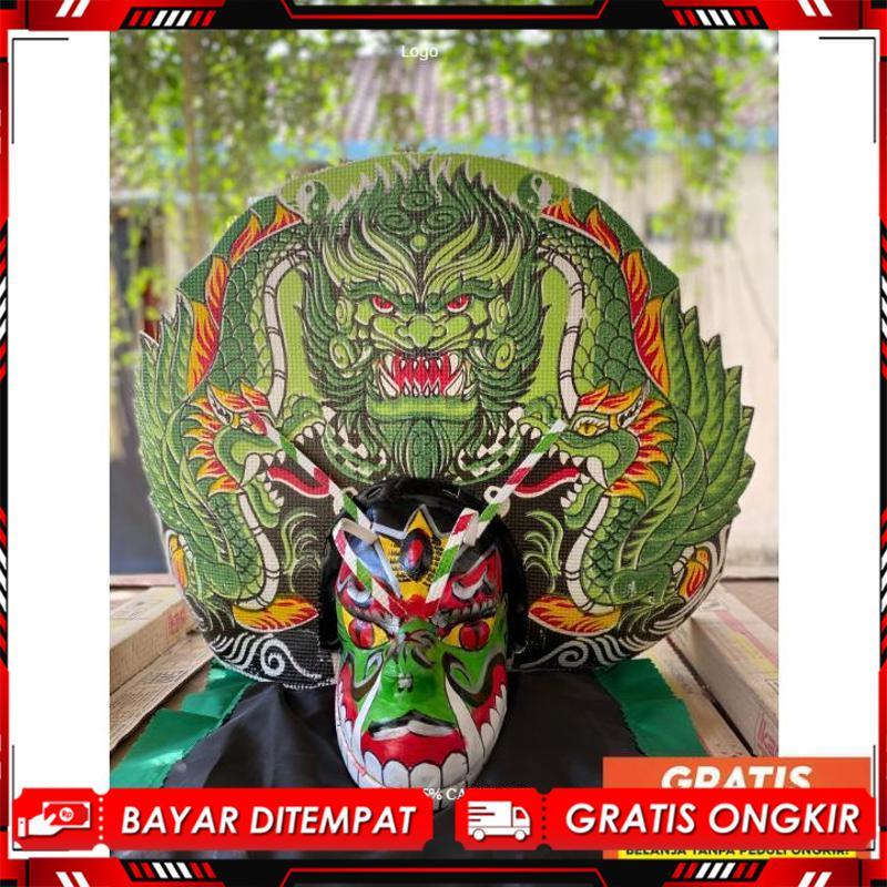 BARONGAN |Barongan Versi Devil Kayu Bonus Kemul Panjang Mahkota Tinggal Pakai Ukuran Anak Bagus