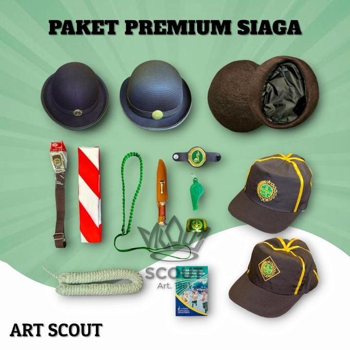 Paket Premium Alat Siaga Atribut Perlengkapan Pramuka SD laki Perempuan